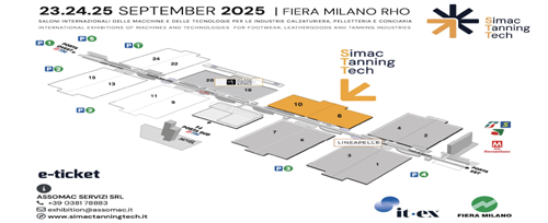 2025 Simac Tanning Tech  23~25 de setembro.  Stand